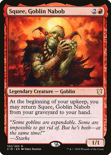 Squee, Goblin Nabob - c19 Spoiler