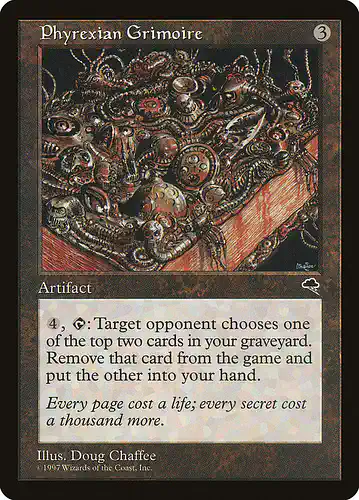 Phyrexian Grimoire - tmp Spoiler
