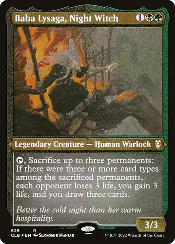 Baba Lysaga, Night Witch - clb Spoiler