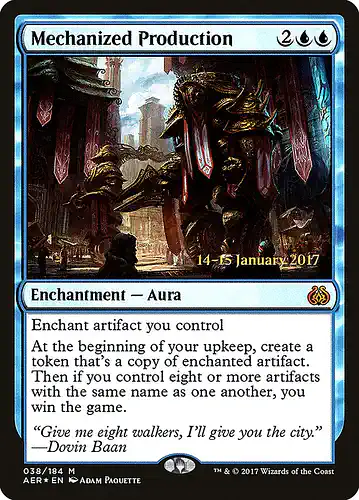 Mechanized Production - aer Spoiler