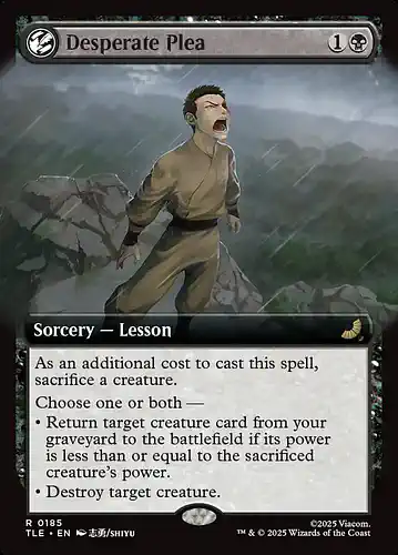 Desperate Plea - tle Spoiler