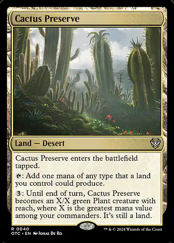 Cactus Preserve - otc Spoiler