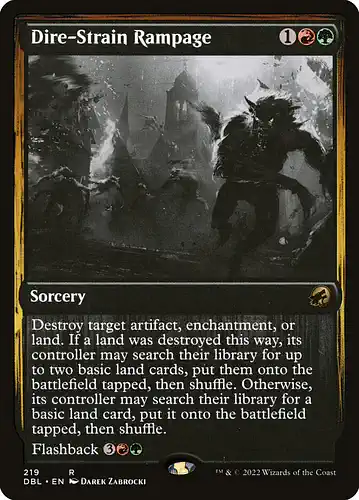 Dire-Strain Rampage - dbl Spoiler