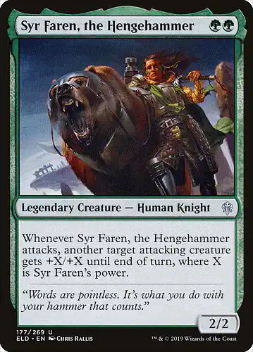 Syr Faren, the Hengehammer - eld Spoiler