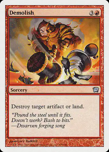Demolish - 9ed Spoiler
