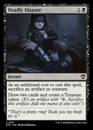 Deadly Dispute - otc Spoiler