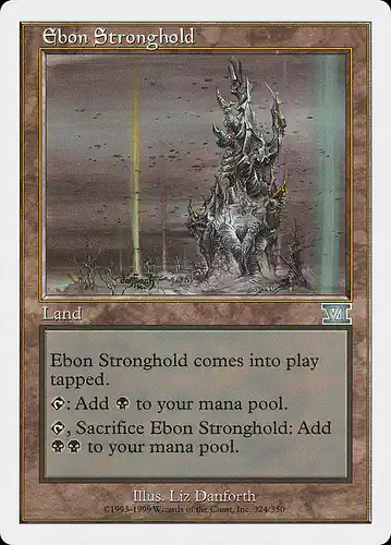 Ebon Stronghold - 6ed Spoiler