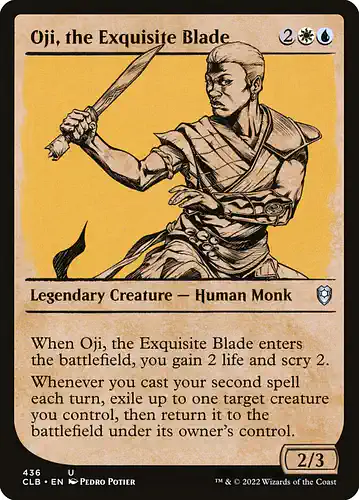 Oji, the Exquisite Blade - clb Spoiler
