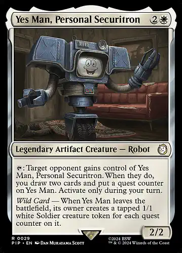 Yes Man, Personal Securitron - pip Spoiler