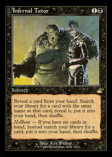 Infernal Tutor - rvr Spoiler