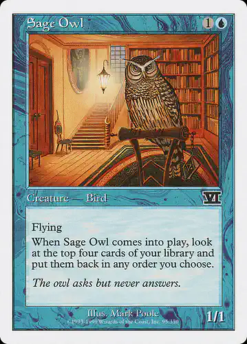 Sage Owl - 6ed Spoiler