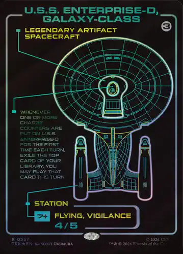 U.S.S. Enterprise-D, Galaxy-Class - trk Spoiler