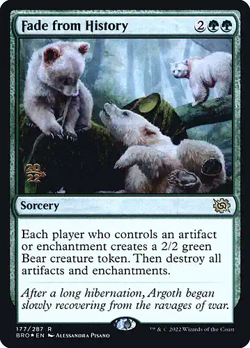 Fade from History - bro Spoiler