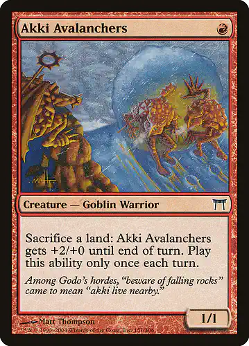 Akki Avalanchers - chk Spoiler