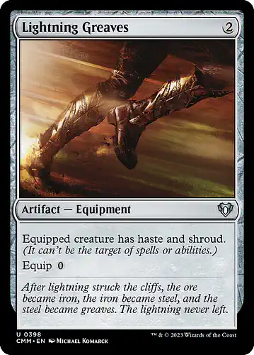 Lightning Greaves - cmm Spoiler