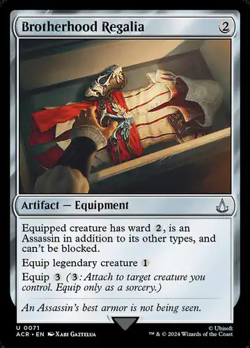 Brotherhood Regalia - acr Spoiler