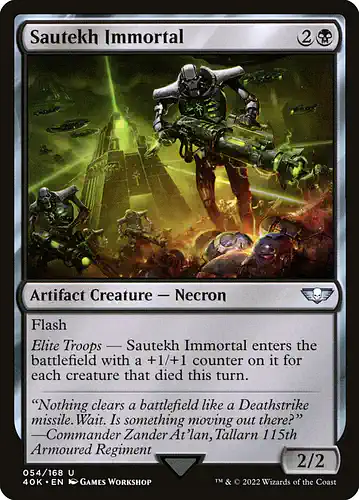 Sautekh Immortal - 40k Spoiler