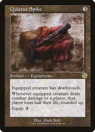 Quietus Spike - brr Spoiler