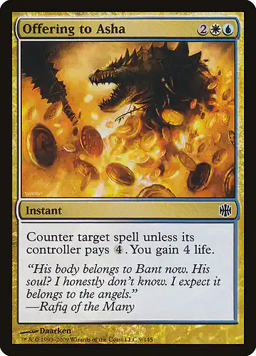 Offering to Asha - arb Spoiler