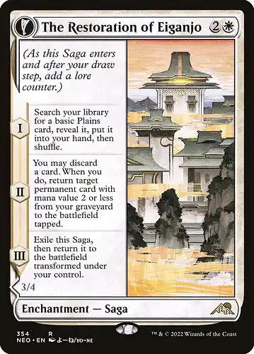 The Restoration of Eiganjo - neo Spoiler