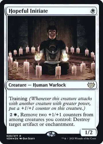 Hopeful Initiate - vow Spoiler