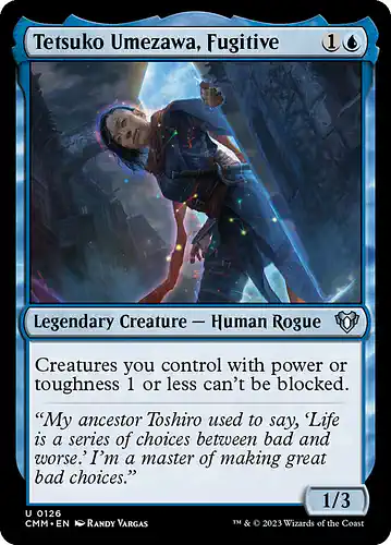 Tetsuko Umezawa, Fugitive - cmm Spoiler