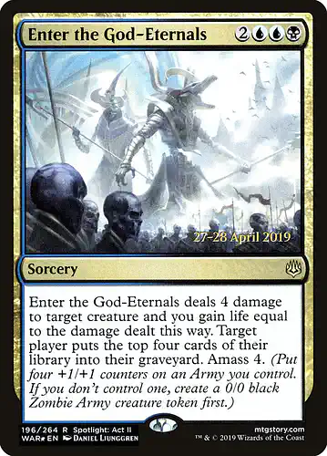 Enter the God-Eternals - war Spoiler