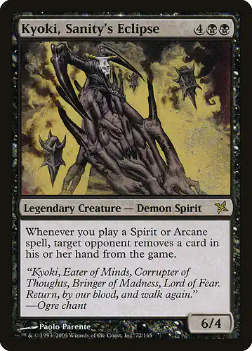 Kyoki, Sanity's Eclipse - bok Spoiler