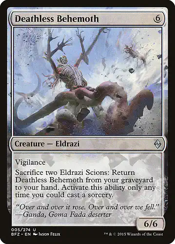 Deathless Behemoth - bfz Spoiler