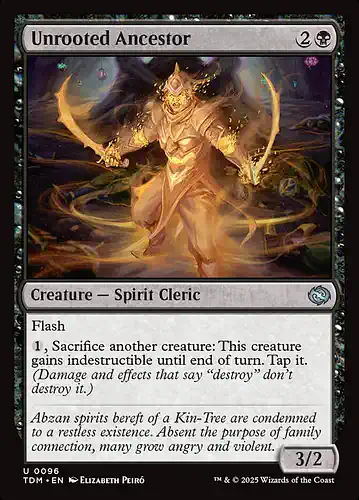 Unrooted Ancestor - tdm Spoiler