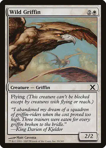 Wild Griffin - 10e Spoiler