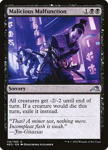 Malicious Malfunction - neo Spoiler
