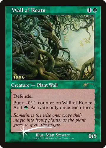 Wall of Roots - 30a Spoiler