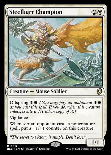 Steelburr Champion - blc Spoiler