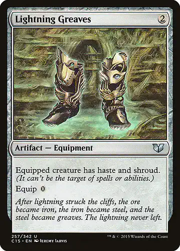 Lightning Greaves - c15 Spoiler