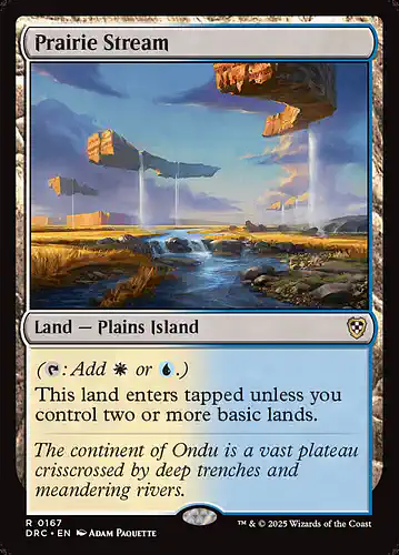 Prairie Stream - drc Spoiler