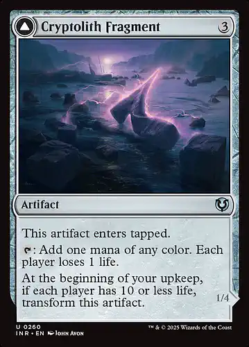 Cryptolith Fragment - inr Spoiler