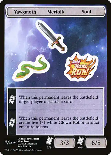 Yawgmoth Merfolk Soul - unf Spoiler