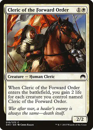 Cleric of the Forward Order - ori Spoiler