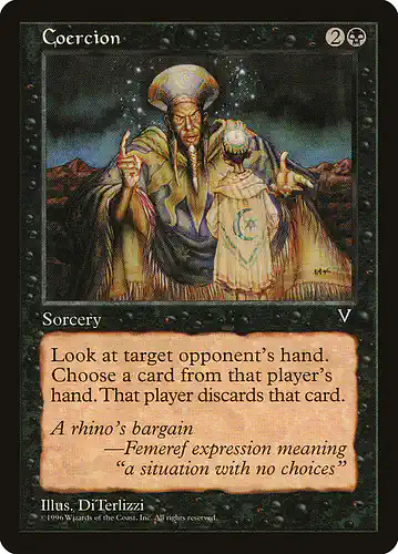 Coercion - vis Spoiler
