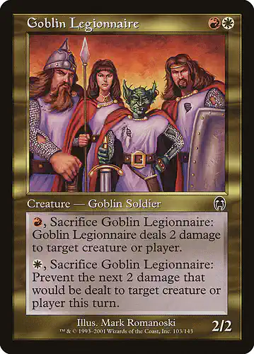 Goblin Legionnaire - apc Spoiler
