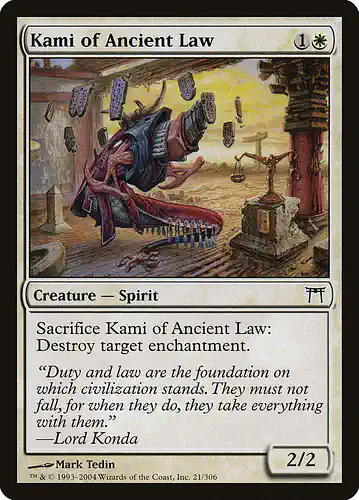Kami of Ancient Law - chk Spoiler
