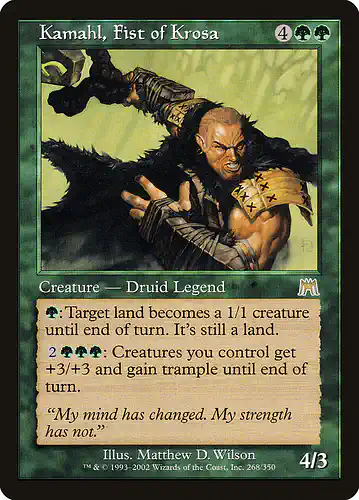 Kamahl, Fist of Krosa - ons Spoiler