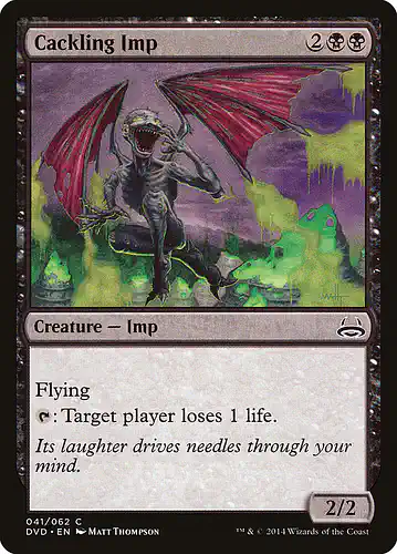 Cackling Imp - dvd Spoiler