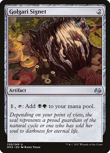 Golgari Signet - mm3 Spoiler