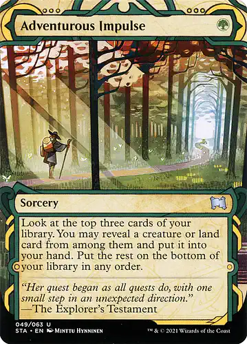 Adventurous Impulse - sta Spoiler
