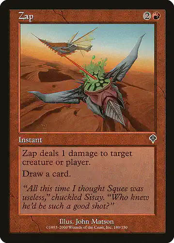 Zap - inv Spoiler