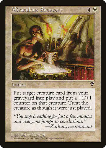 Miraculous Recovery - vis Spoiler