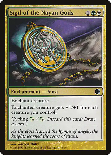 Sigil of the Nayan Gods - arb Spoiler