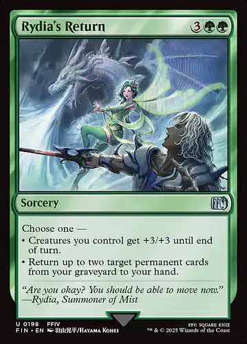 Rydia's Return - fin Spoiler